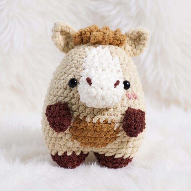 Horse Amigurumi Crochet Pattern - Adorable DIY Stuffed Animal Toy - Instant Download PDF - Image 2