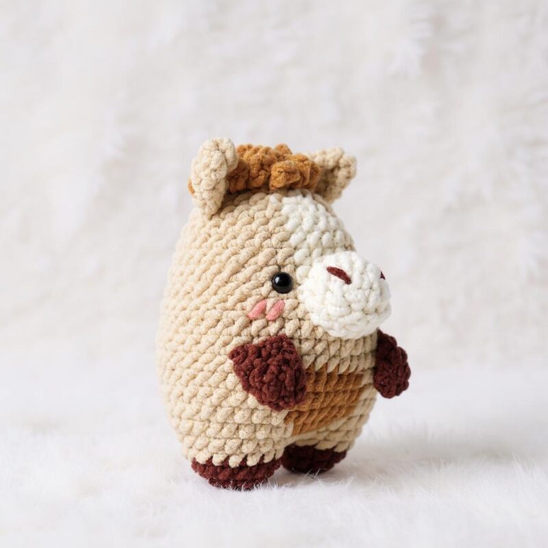 Horse Amigurumi Crochet Pattern - Adorable DIY Stuffed Animal Toy - Instant Download PDF - Image 3