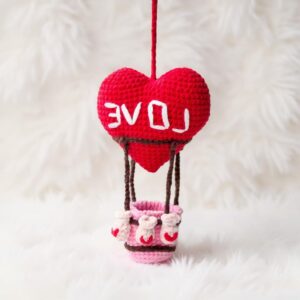 Hot Air Balloon Amigurumi Crochet Pattern - Whimsical DIY Nursery Decor - Instant Download PDF
