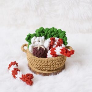Hot Pot Amigurumi Crochet Pattern - Adorable DIY Play Food Toy - Instant Download PDF