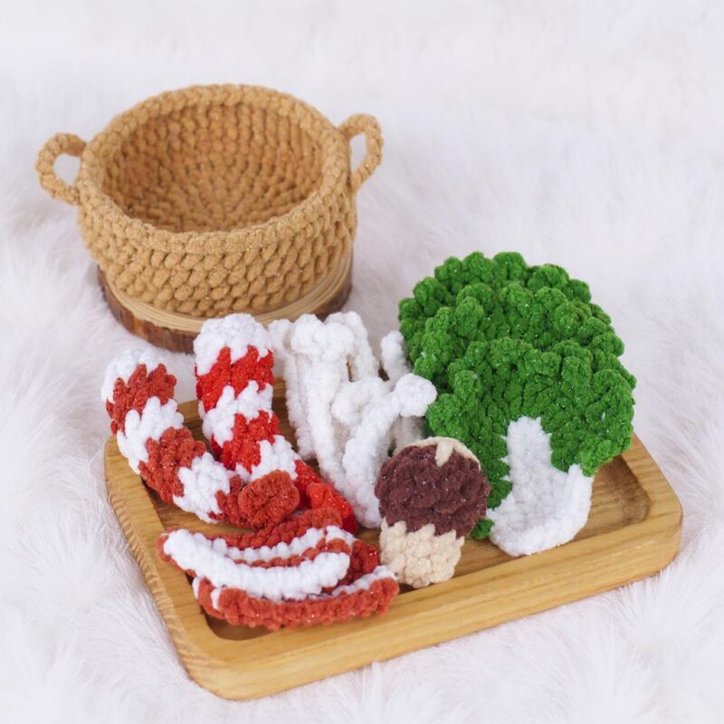 Hot Pot Amigurumi Crochet Pattern - Adorable DIY Play Food Toy - Instant Download PDF - Image 2