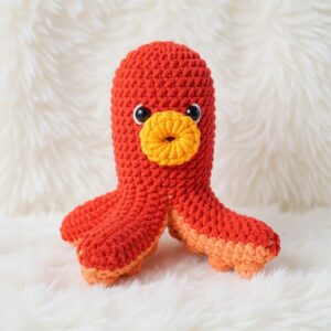Hotdog Octopus Amigurumi Crochet Pattern - Adorable DIY Stuffed Animal Toy - Instant Download PDF