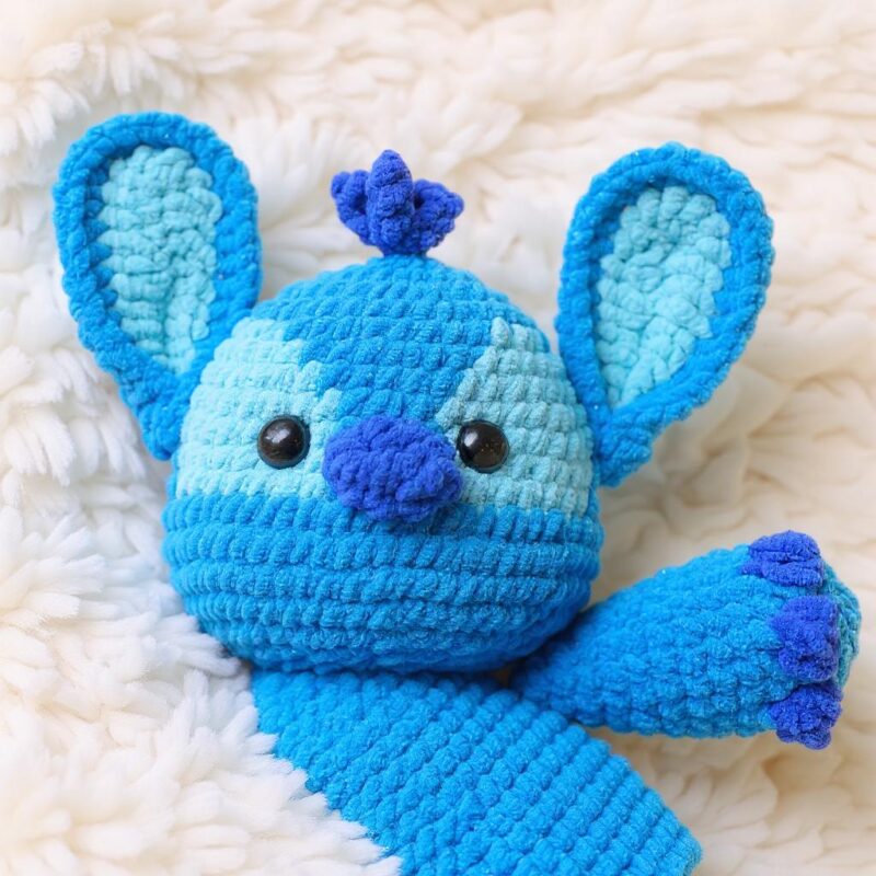 Togo Amigurumi Crochet Pattern - Huggable DIY Stuffed Animal Toy - Instant Download PDF - Image 3
