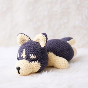 Husky Amigurumi Crochet Pattern - Adorable DIY Stuffed Animal Toy - Instant Download PDF