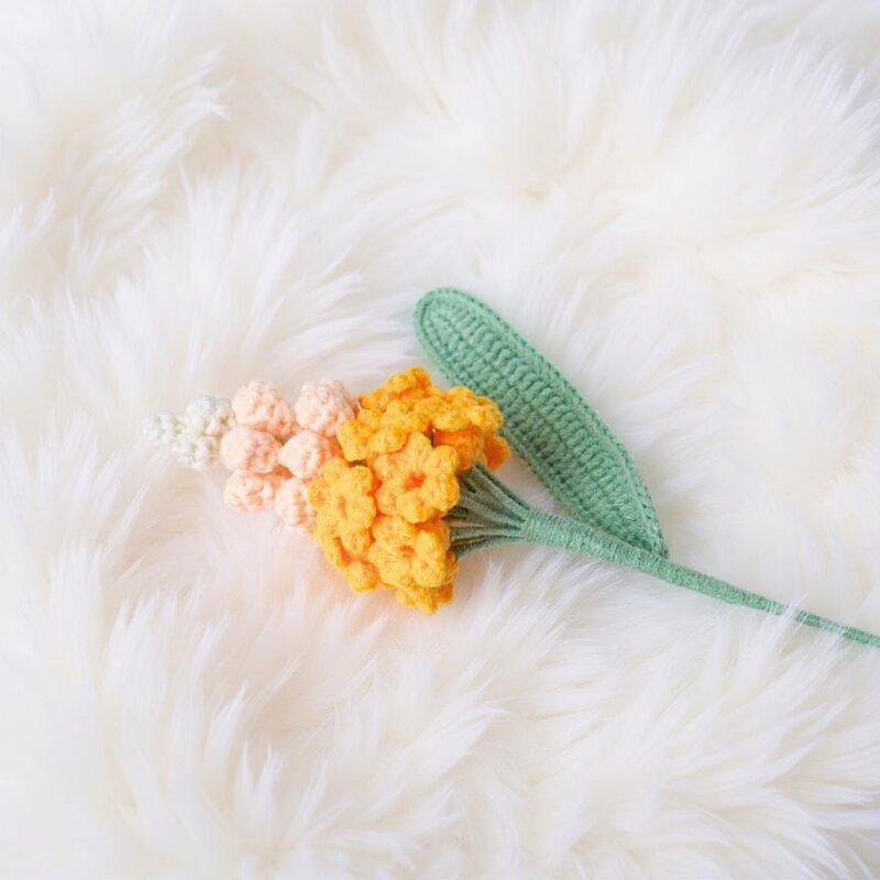 Grape Hyacinth Flower Amigurumi Crochet Pattern - Lovely DIY Flower Bouquet - Instant Download PDF - Image 2