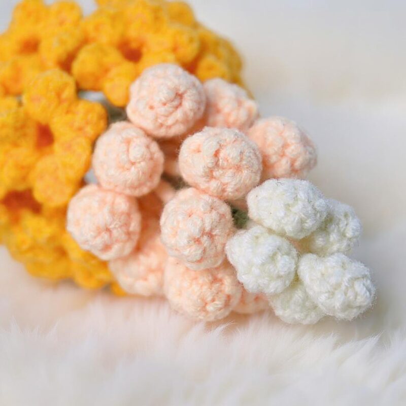 Grape Hyacinth Flower Amigurumi Crochet Pattern - Lovely DIY Flower Bouquet - Instant Download PDF - Image 5