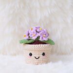 Hydrangea Pot Amigurumi Crochet Pattern - Beautiful DIY Potted Plant - Instant Download PDF