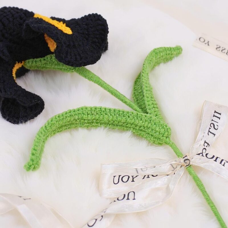 Iris Flower Amigurumi Crochet Pattern - Elegant DIY Handmade Flower - Instant Download PDF - Image 4