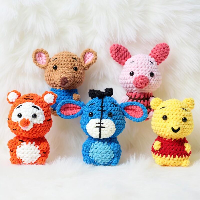 Jungle Animals Amigurumi Crochet Pattern Bundle - Adorable DIY Stuffed Animal Toys - Instant Download PDF