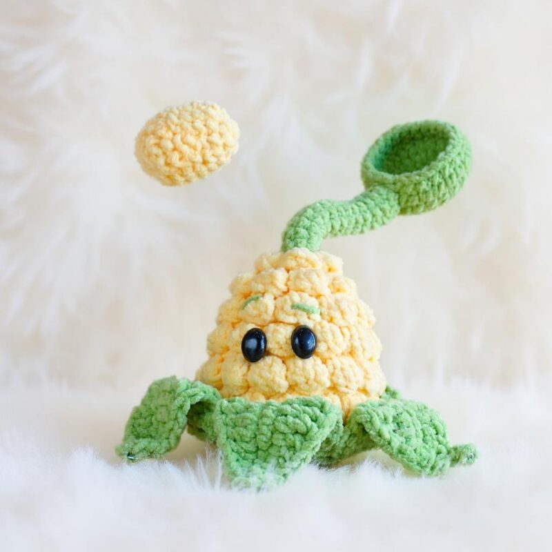 Kernel-Pult Amigurumi Crochet Pattern - Adorable DIY Stuffed Plant Toy - Instant Download PDF - Image 5