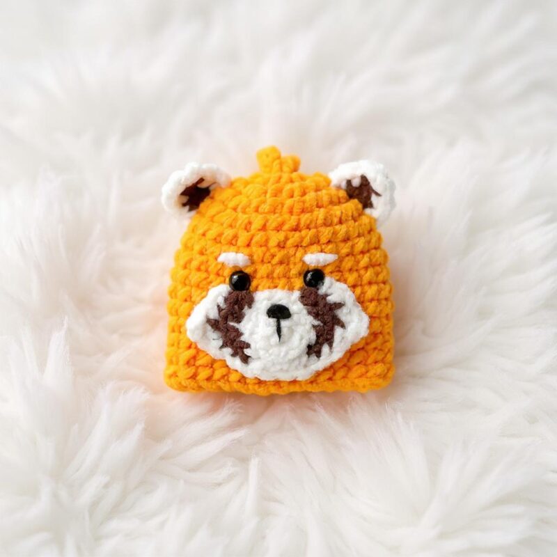 Bear Key Cover Amigurumi Crochet Pattern - Adorable DIY Handmade Keychain - Instant Download PDF - Image 3