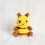 Bee Keychain Amigurumi Crochet Pattern - Adorable DIY Stuffed Animal Charm - Instant Download PDF