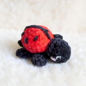 Ladybug and Turtle Amigurumi Crochet Pattern - Adorable DIY Keychain Charm - Instant Download PDF