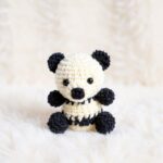 Panda Keychain Amigurumi Crochet Pattern - Adorable DIY Stuffed Animal - Instant Download PDF