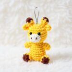 Giraffe Keychain Amigurumi Crochet Pattern - Adorable DIY Animal Keychain - Instant Download PDF