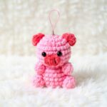 Little Pig Keychain Amigurumi Crochet Pattern - Adorable DIY Keychain Charm - Instant Download PDF