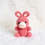 Keychain Rabbit Amigurumi Crochet Pattern - Adorable DIY Stuffed Animal Toy - Instant Download PDF