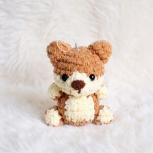 Shiba Dog Amigurumi Crochet Pattern - Adorable DIY Keychain Toy - Instant Download PDF