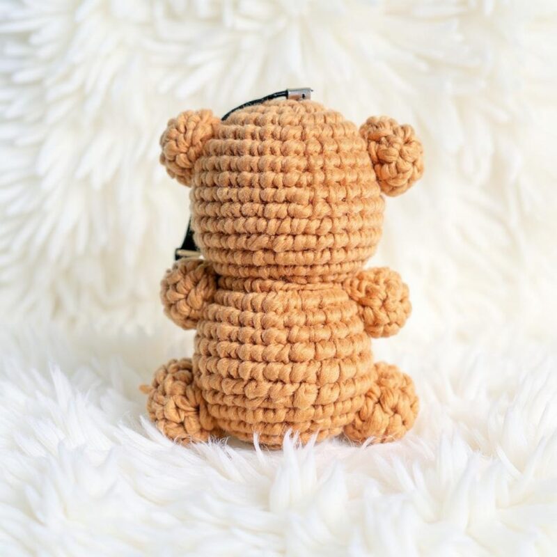 Keychain Teddy Bear Amigurumi Crochet Pattern - Adorable DIY Stuffed Animal Toy - Instant Download PDF - Image 4