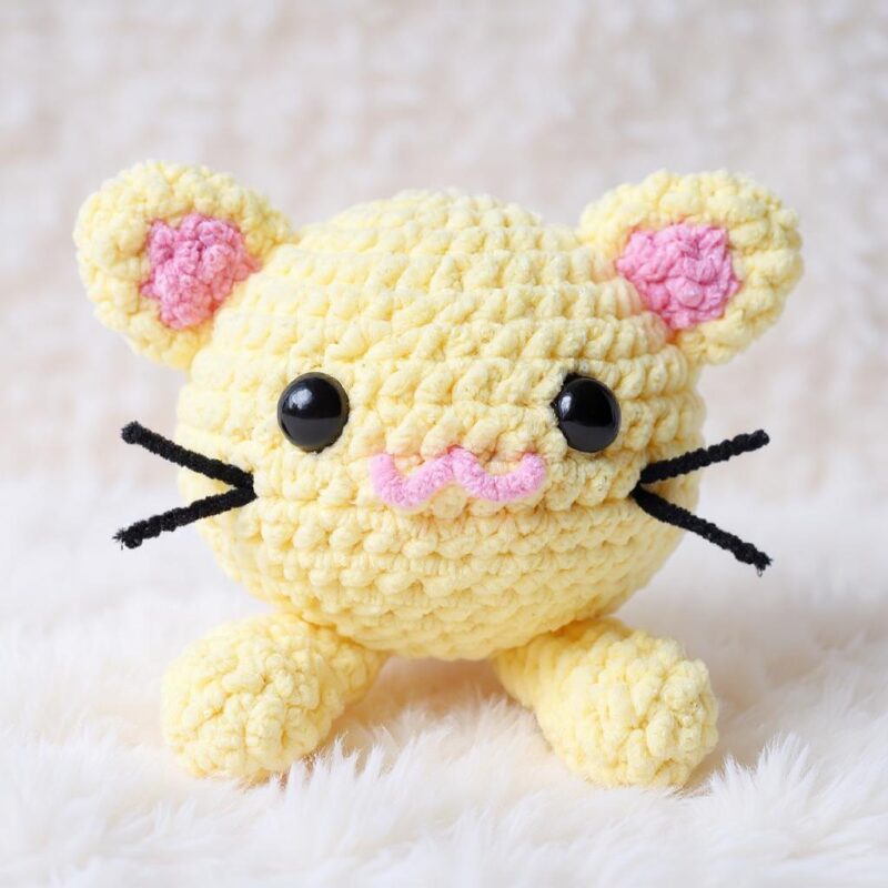 Kitty Picnic Basket Amigurumi Crochet Pattern - Adorable DIY Stuffed Animal Toy - Instant Download PDF - Image 3