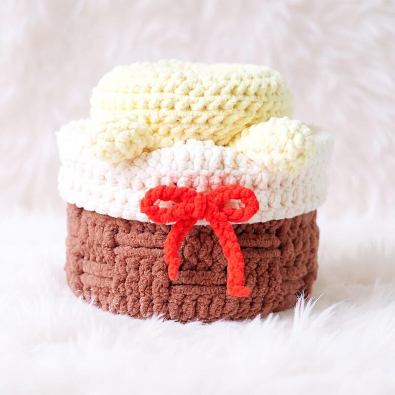 Kitty Picnic Basket Amigurumi Crochet Pattern - Adorable DIY Stuffed Animal Toy - Instant Download PDF - Image 4