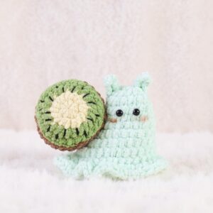 Kiwi Snail Amigurumi Crochet Pattern - Adorable DIY Stuffed Animal Toy - Instant Download PDF