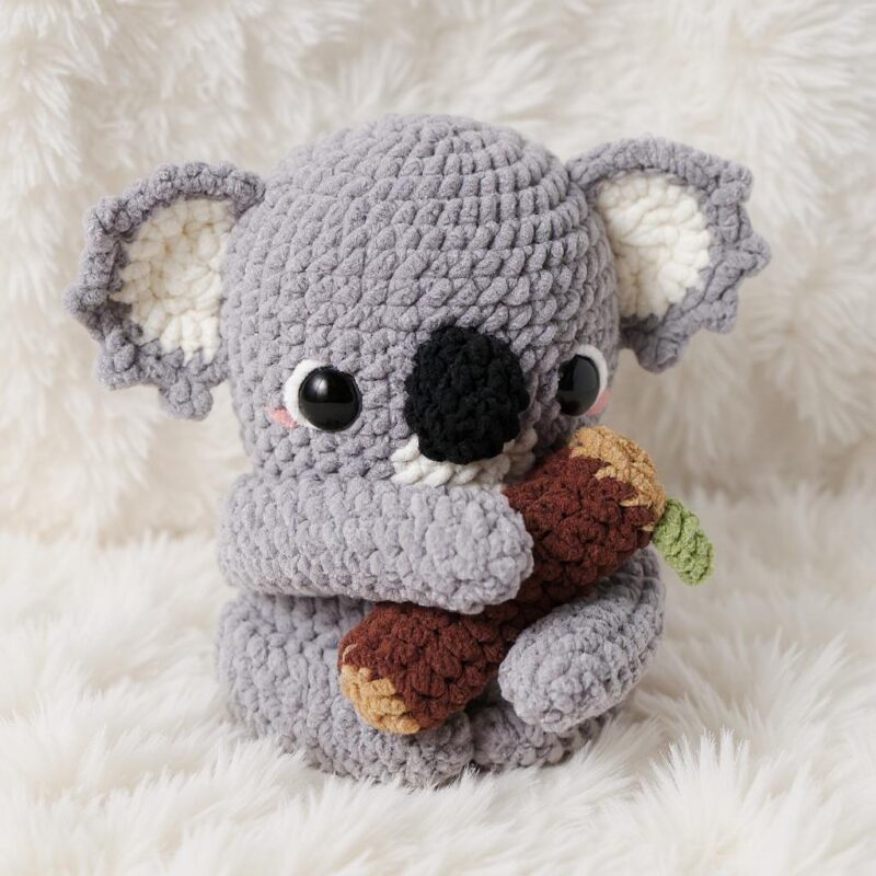 Koala Amigurumi Crochet Pattern - Adorable DIY Stuffed Animal Toy - Instant Download PDF - Image 3