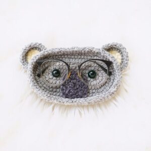 Koala Amigurumi Crochet Pattern - Adorable DIY Eyeglass Holder & Desk Buddy - Instant Download PDF
