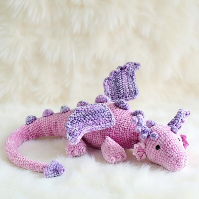 Fairy Dragon Amigurumi Crochet Pattern - Magical DIY Stuffed Animal Toy - Instant Download PDF - Image 2