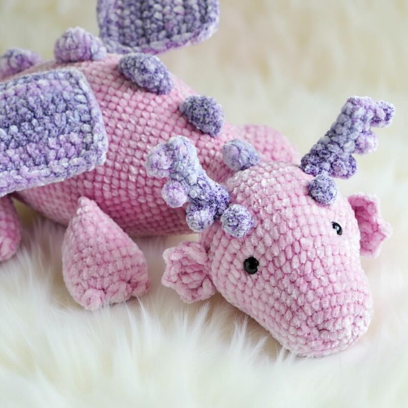 Fairy Dragon Amigurumi Crochet Pattern - Magical DIY Stuffed Animal Toy - Instant Download PDF - Image 5