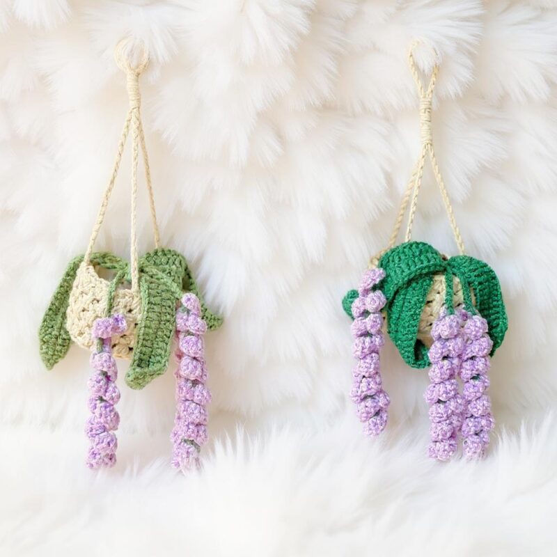 Lavender Flower Amigurumi Crochet Pattern - Beautiful DIY Handmade Decor - Instant Download PDF