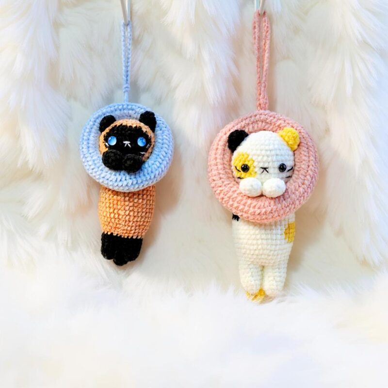 Lazy River Kittens Amigurumi Crochet Pattern - Adorable DIY Stuffed Animal Toy - Instant Download PDF