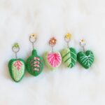 Leafy Latchkey Amigurumi Crochet Pattern - Whimsical DIY Keychain & Charm - Instant Download PDF