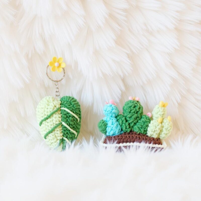 Leafy Latchkey Amigurumi Crochet Pattern - Whimsical DIY Keychain & Charm - Instant Download PDF - Image 2