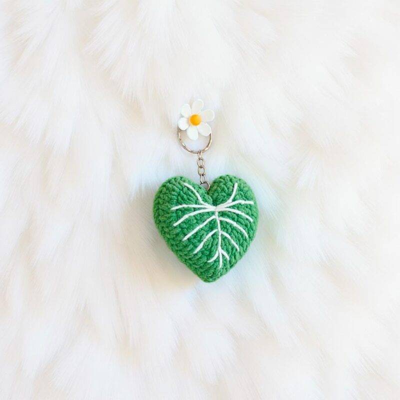 Leafy Latchkey Amigurumi Crochet Pattern - Whimsical DIY Keychain & Charm - Instant Download PDF - Image 6