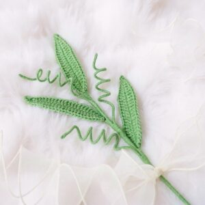 Leafy Vine Amigurumi Crochet Pattern - Whimsical DIY Botanical Decor - Instant Download PDF