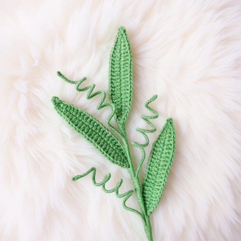 Leafy Vine Amigurumi Crochet Pattern - Whimsical DIY Botanical Decor - Instant Download PDF - Image 2