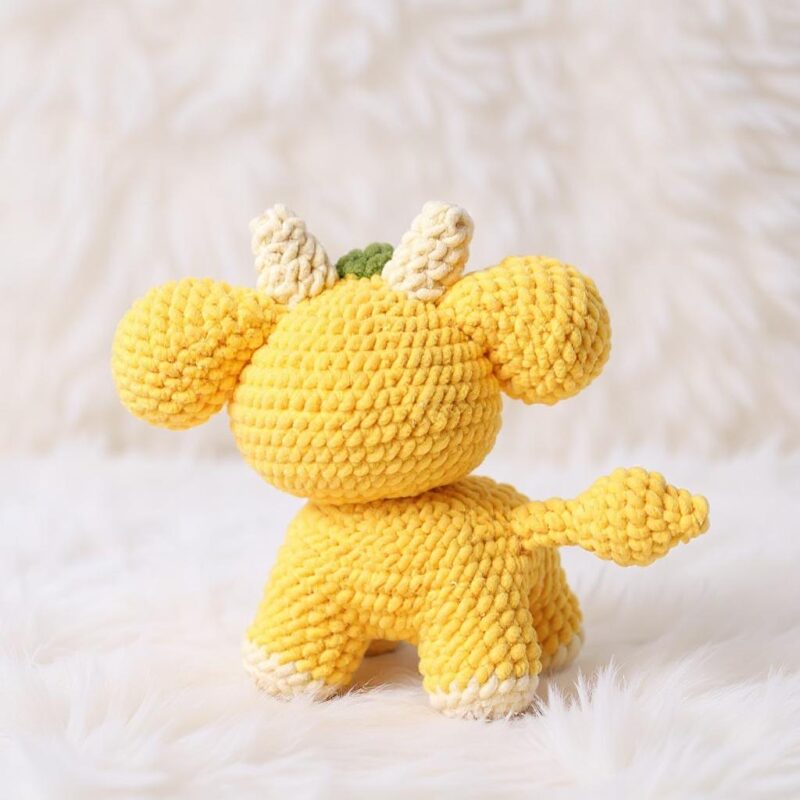 Lemon Cow Amigurumi Crochet Pattern - Adorable DIY Stuffed Animal Toy - Instant Download PDF - Image 4