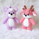 Lilac & Rosy Dragons Amigurumi Crochet Pattern - Adorable Bundle - DIY Stuffed Animal Toys - Instant Download PDF