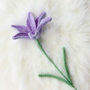 Lilium Flower Amigurumi Crochet Pattern - Beautiful DIY Flower Bouquet - Instant Download PDF