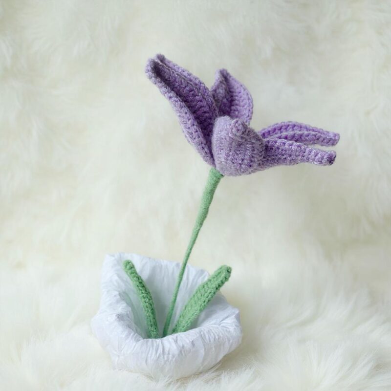 Lilium Flower Amigurumi Crochet Pattern - Beautiful DIY Flower Bouquet - Instant Download PDF - Image 5