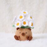 Lily of the Valley Capybara Amigurumi Crochet Pattern - Adorable DIY Stuffed Animal Toy - Instant Download PDF