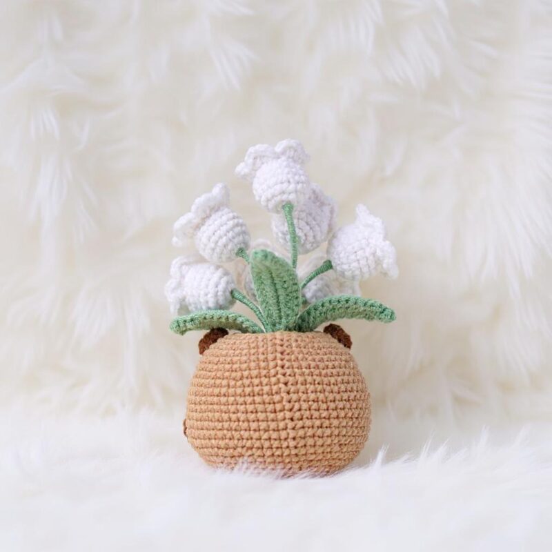Lily of the Valley Capybara Amigurumi Crochet Pattern - Adorable DIY Stuffed Animal Toy - Instant Download PDF - Image 5