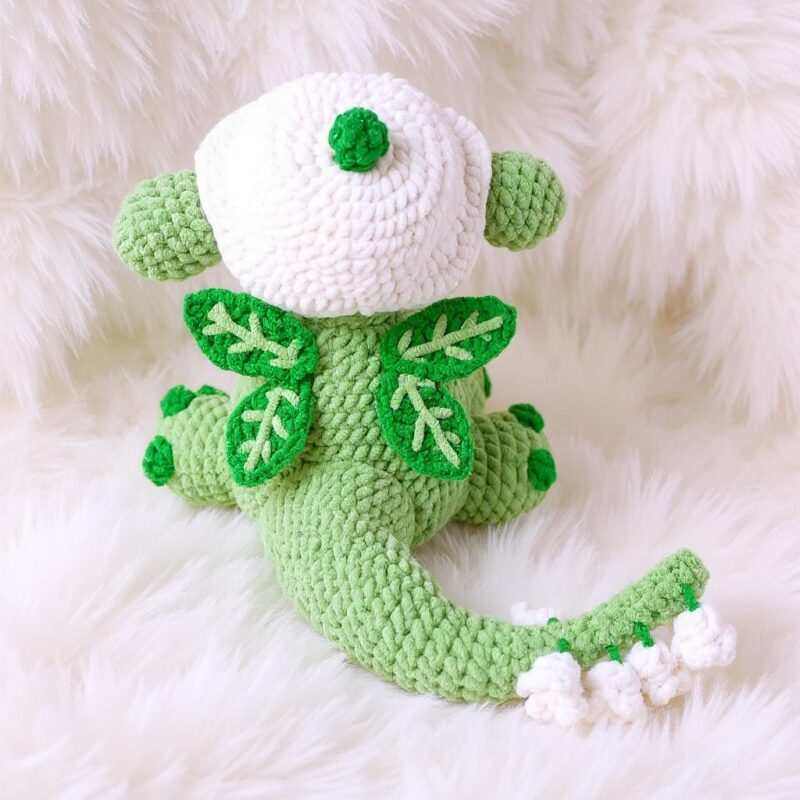 Lily Of The Valley Dragon Amigurumi Crochet Pattern - Whimsical DIY Stuffed Animal Toy - Instant Download PDF - Image 3