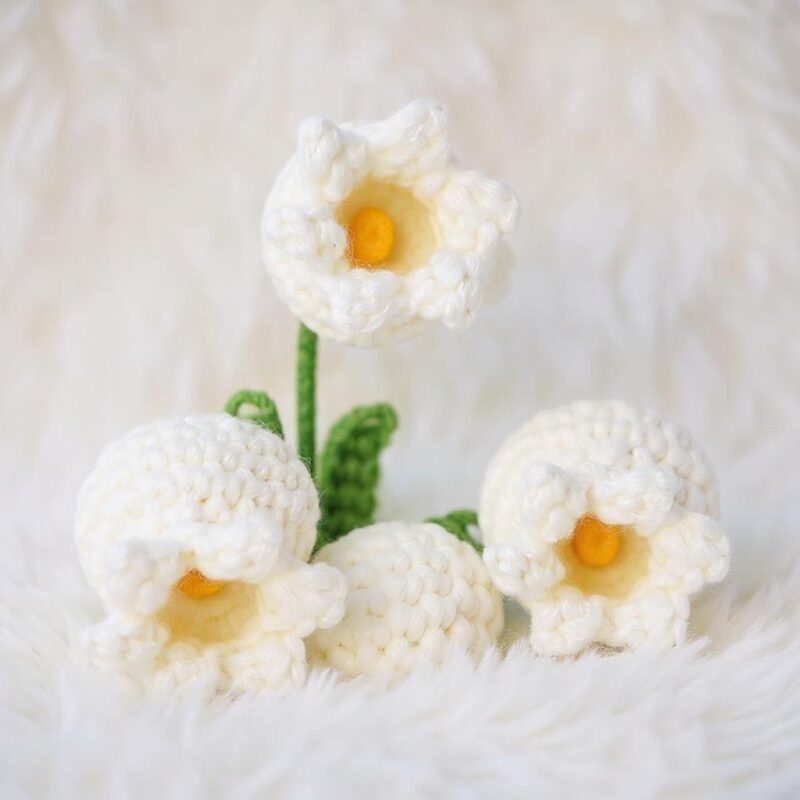 Lily of the Valley Amigurumi Crochet Pattern - Charming DIY Potted Plant Decor - Instant Download PDF - Image 3