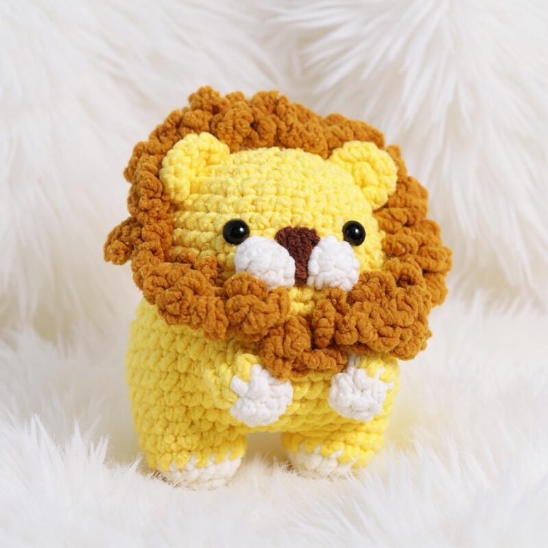 Lion Amigurumi Crochet Pattern - Adorable DIY Stuffed Animal Toy - Instant Download PDF - Image 2