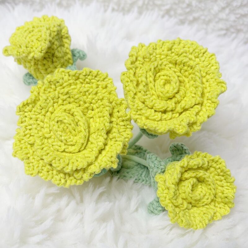 Lisianthus Flower Crochet Pattern - Elegant DIY Handmade Bouquet - Instant Download PDF - Image 4