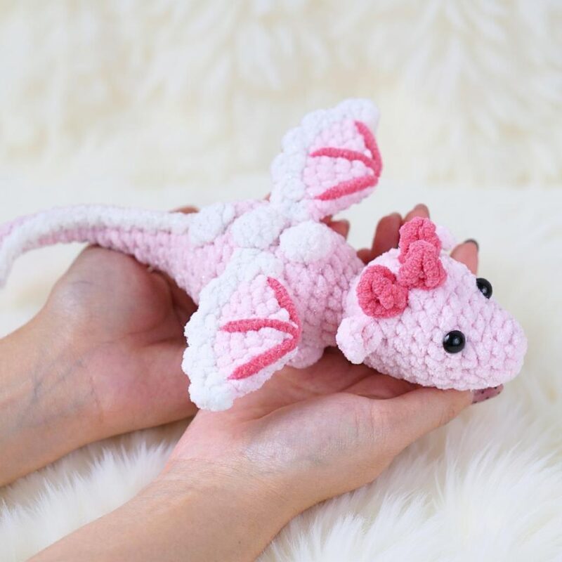Little Dragon Amigurumi Crochet Pattern - Adorable DIY Stuffed Animal Toy - Instant Download PDF - Image 2