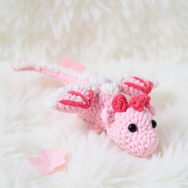 Little Dragon Amigurumi Crochet Pattern - Adorable DIY Stuffed Animal Toy - Instant Download PDF - Image 3