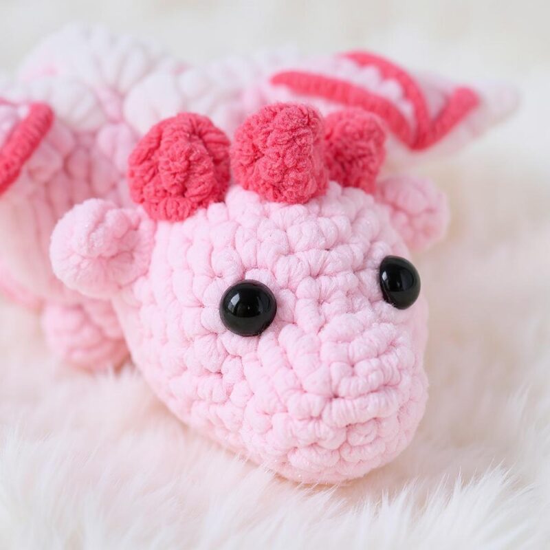 Little Dragon Amigurumi Crochet Pattern - Adorable DIY Stuffed Animal Toy - Instant Download PDF - Image 4